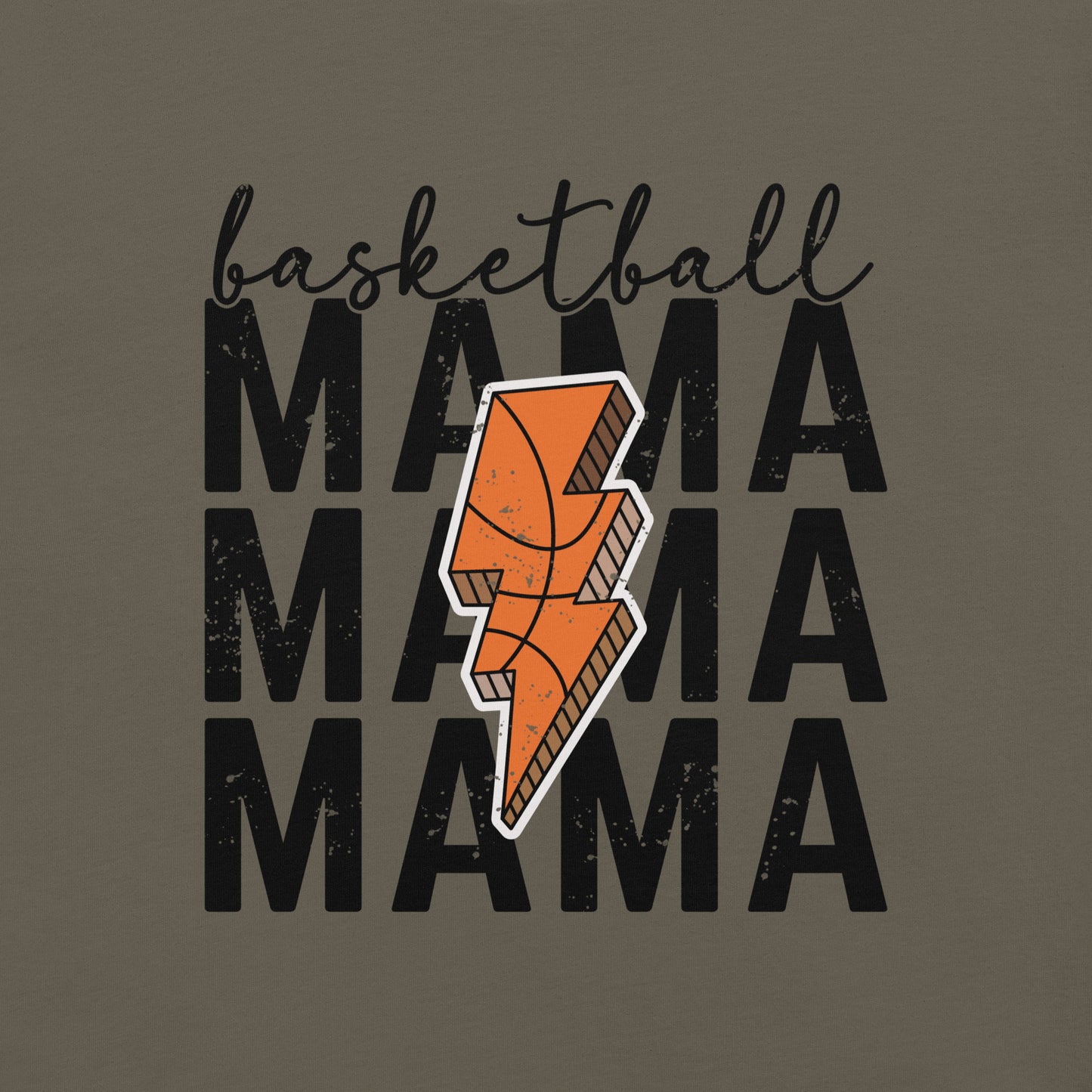 Basketball Mama Bolt  t-shirt