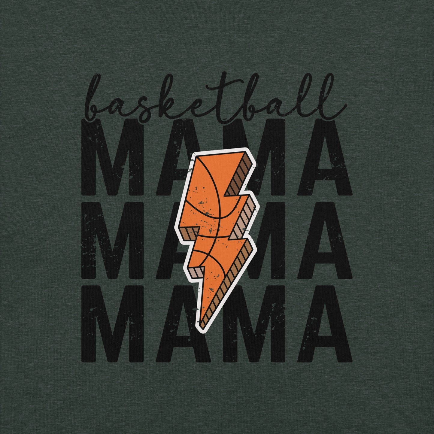 Basketball Mama Bolt  t-shirt