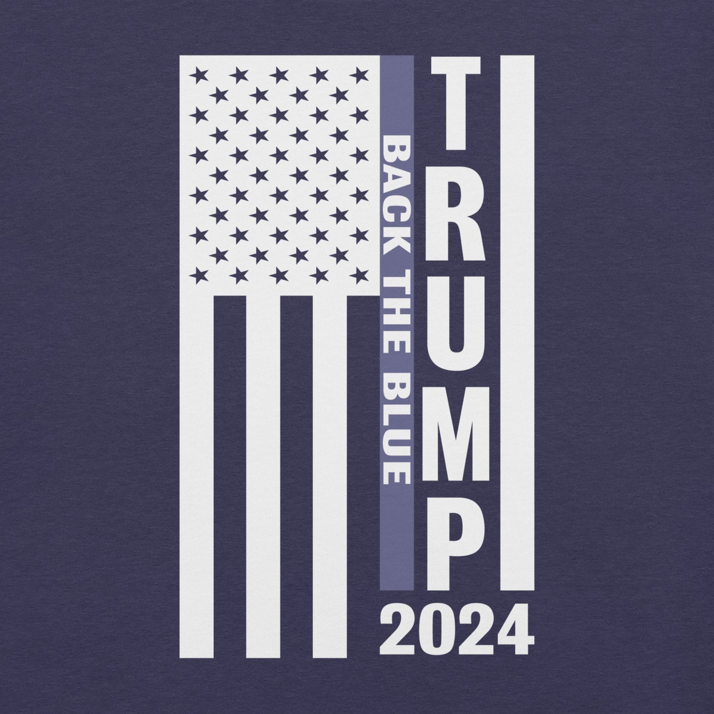 Back the Blue Trump Flag t-shirt