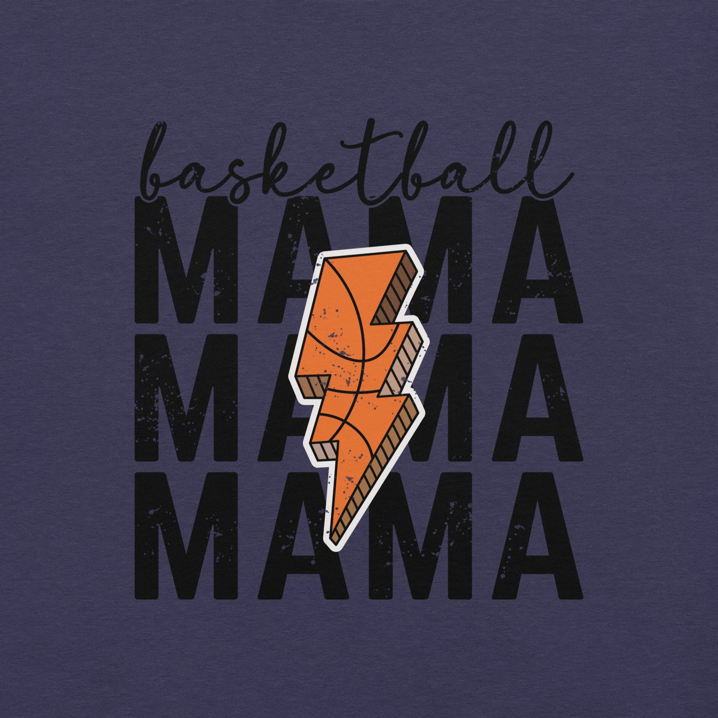 Basketball Mama Bolt  t-shirt