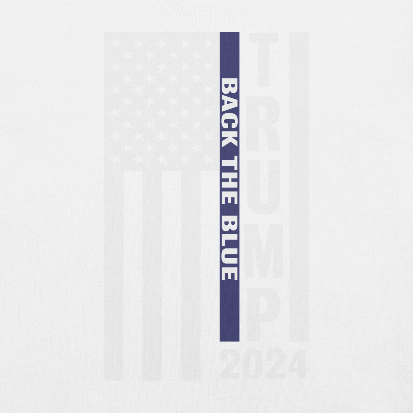 Back the Blue Trump Flag t-shirt